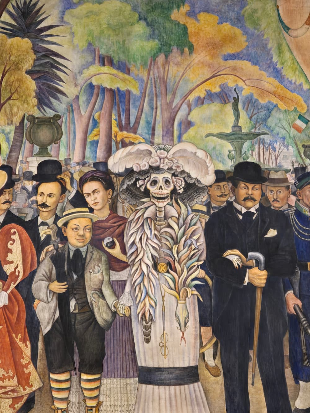Diego Rivera's mural, Mexico City