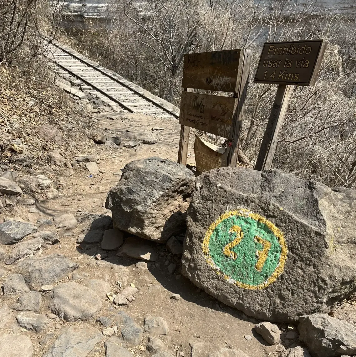 Number on stone; 27th curve