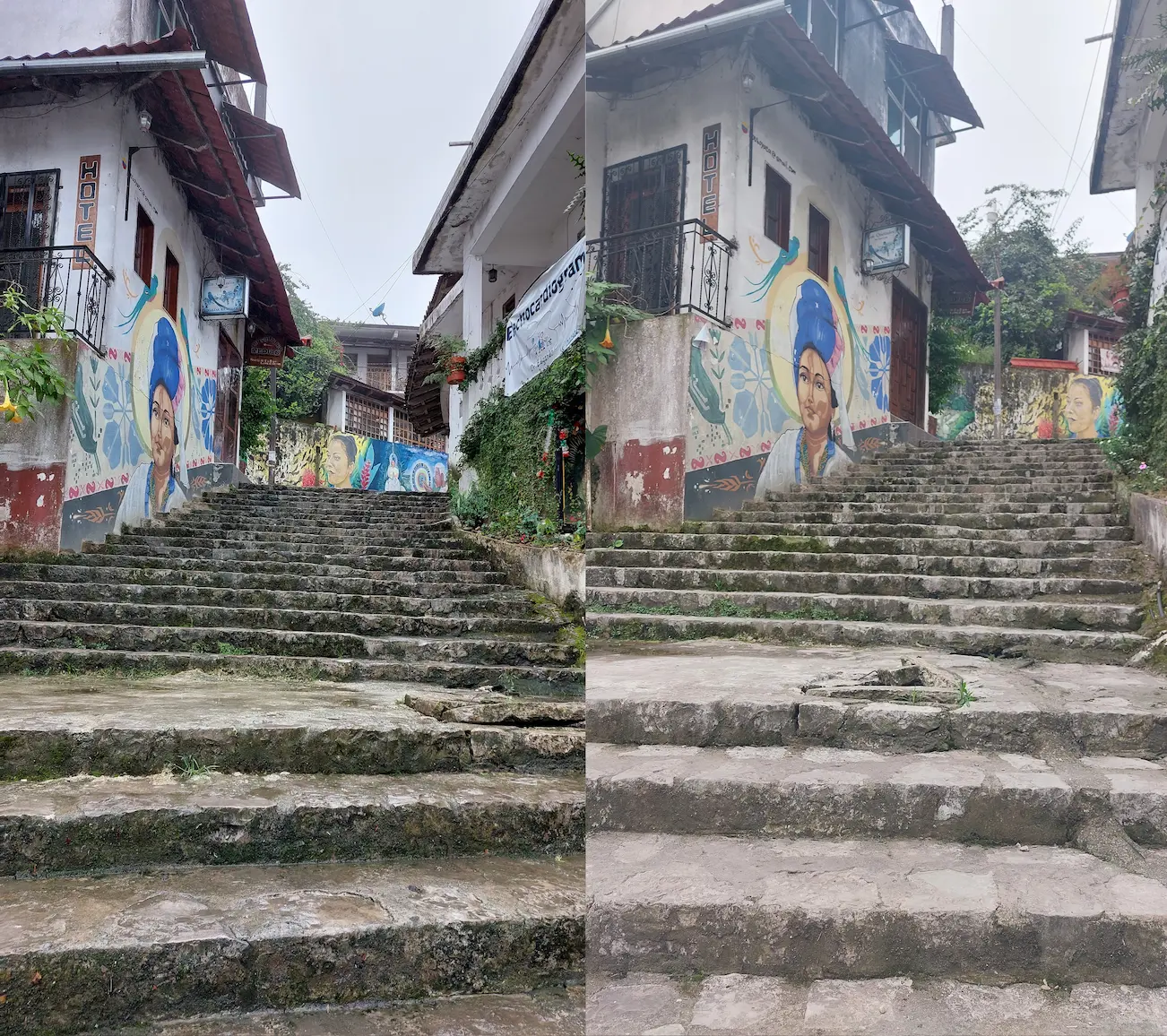 Street of murals, 2023 and 2024